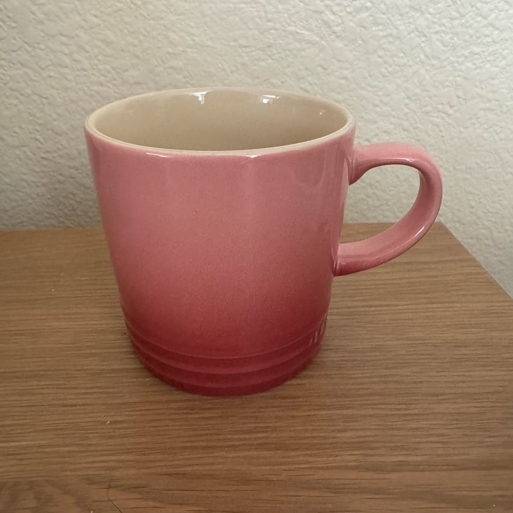 Le Creuset Pink Gradient Mugs Dining Collection Rose Quartz